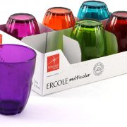 Bicchieri colorati per vino 23 cl Ercole GMA personalizzazione vetro