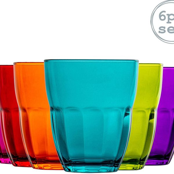 Bicchieri colorati per vino 23 cl Ercole GMA serigrafia vetro