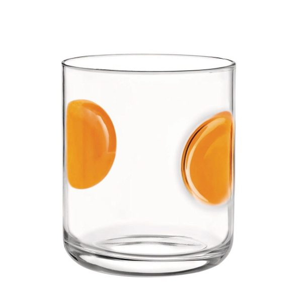 Bicchiere Acqua Giove Arancio 31 cl Bormioli Rocco GMA serigrafia
