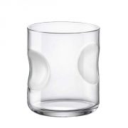 Bicchiere Acqua Giove Satin 31 cl Bormioli Rocco GMA logo su vetro