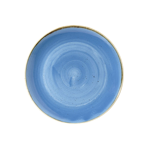 Piatto Fondo Coupe Blu 18 cm Stonecast Churchill GMA porcellana e vetro personalizzazioni