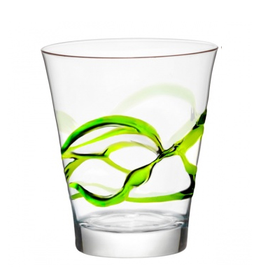Bicchiere Ceralacca Lui Verde 38 cl Bormioli Rocco GMA serigrafia su vetro