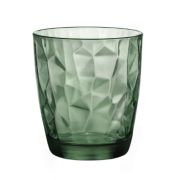 Bicchiere Diamond 30,5 cl verde GMA serigrafia su vetro