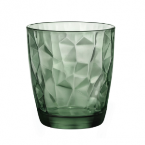 Bicchiere Diamond 30,5 cl verde GMA serigrafia su vetro