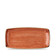 Piatto Rettangolare Stonecast Arancione 29,5x15 cm