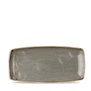 Piatto Rettangolare Stonecast Grigio 29,5x15 cm