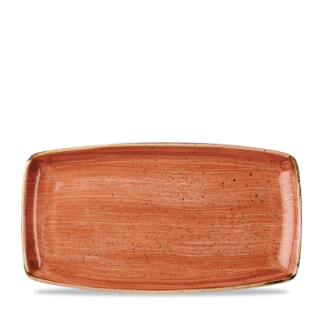 Piatto Rettangolare Stonecast Arancione 35×18,5 cm