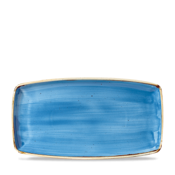 Piatto Rettangolare Blu Stonecast 35×18,5 cm