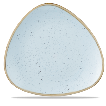 Piatto Triangolare Stonecast Azzurro 31 cm