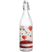 Bottiglia decorazione Cuoricini 1 lt