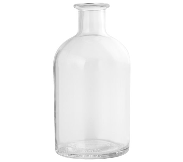 BOTTIGLIA IN VETRO 'DOPPIO DECORO' 1000 Ml Fondo Bianco - 12 PZ, Farmacia Agricola