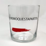 Bicchiere Arcobaleno rosso 36.6 cl VINCEREMOQUESTAPARTITA