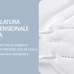 Mascherina KN95/ FFP2 cotone senza lattice per consegne a domicilio Gma serigrafia