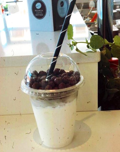 Bicchiere per yogurt con frutta da asporto da 35,5 cl contenitori per aporto e servizio domicilio