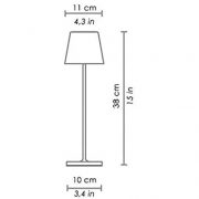 Lampada tavolo LED Nera GMA attrezzature ristorazione Verona