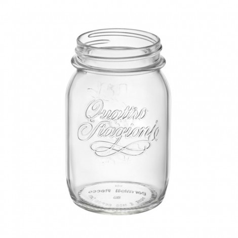 Bauer Nocturne - 4 Bottiglie Di Vetro Da 0,5 Litri Con Tappo In Sughero, Vuote Per Liquori, Succhi, Salse E Olio, 500 Ml