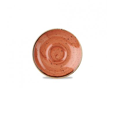 Piattino per Tazza Caffè Arancio 11.8 cm Stonecast Churchill