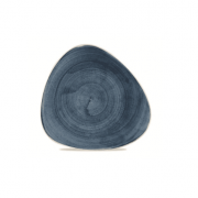 Piatto Piano Triangolare Blueberry 31 cm Stonecast Churchill
