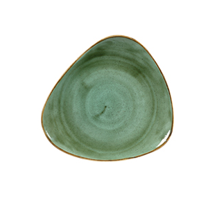 Piatto Pane Triangolare Samphire Verde 22,9 cm Stonecast Churchill