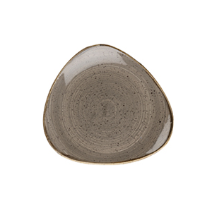 Piatto Pane Triangolare Grigio 26,5 cm Stonecast Churchill