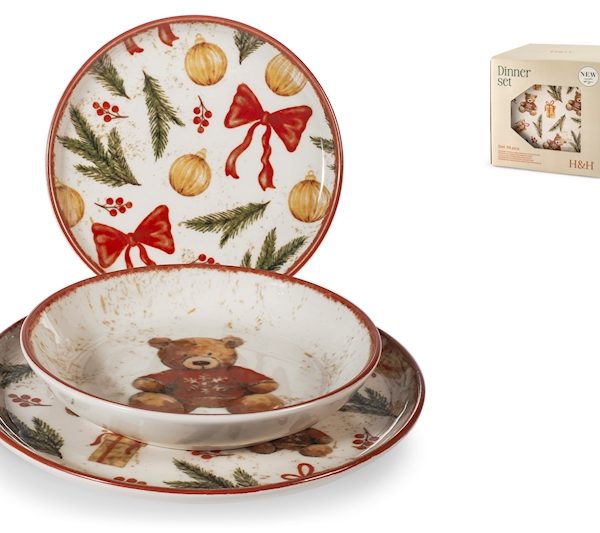 Servizio Piatti Nordic Teddy Hugs